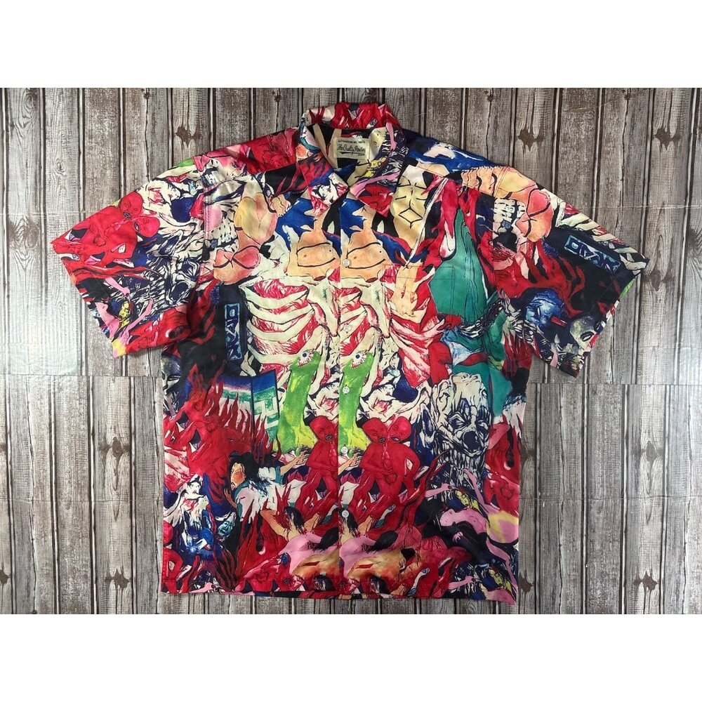 Wacko Maria Guilty parties 19ss Hell Painting Hawaiian Shirt size XL made Japan